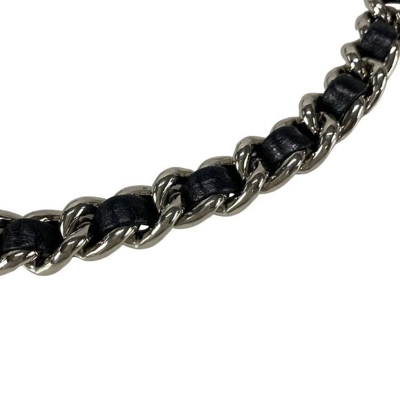 Auth CHANEL Chain Around / Matelasse A49889 Black Leather Shoulder Bag - Picture 8 of 16